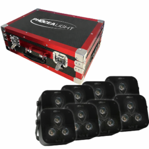 Lumière Par Led sur batterie : Box 3 Phocealight (x8)
